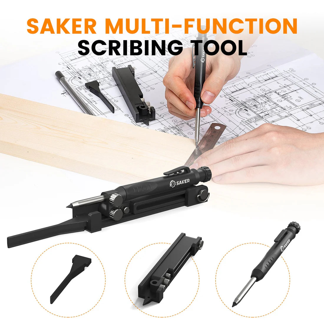 Saker Multifunctional Scribing Tool